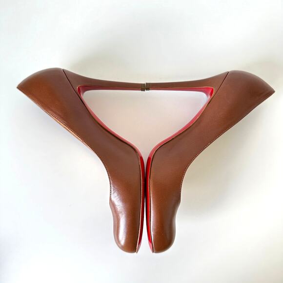 Christian Louboutin Nappa Leather Almond Toe 100mm Heels Pumps 36.5 - Picture 8 of 16